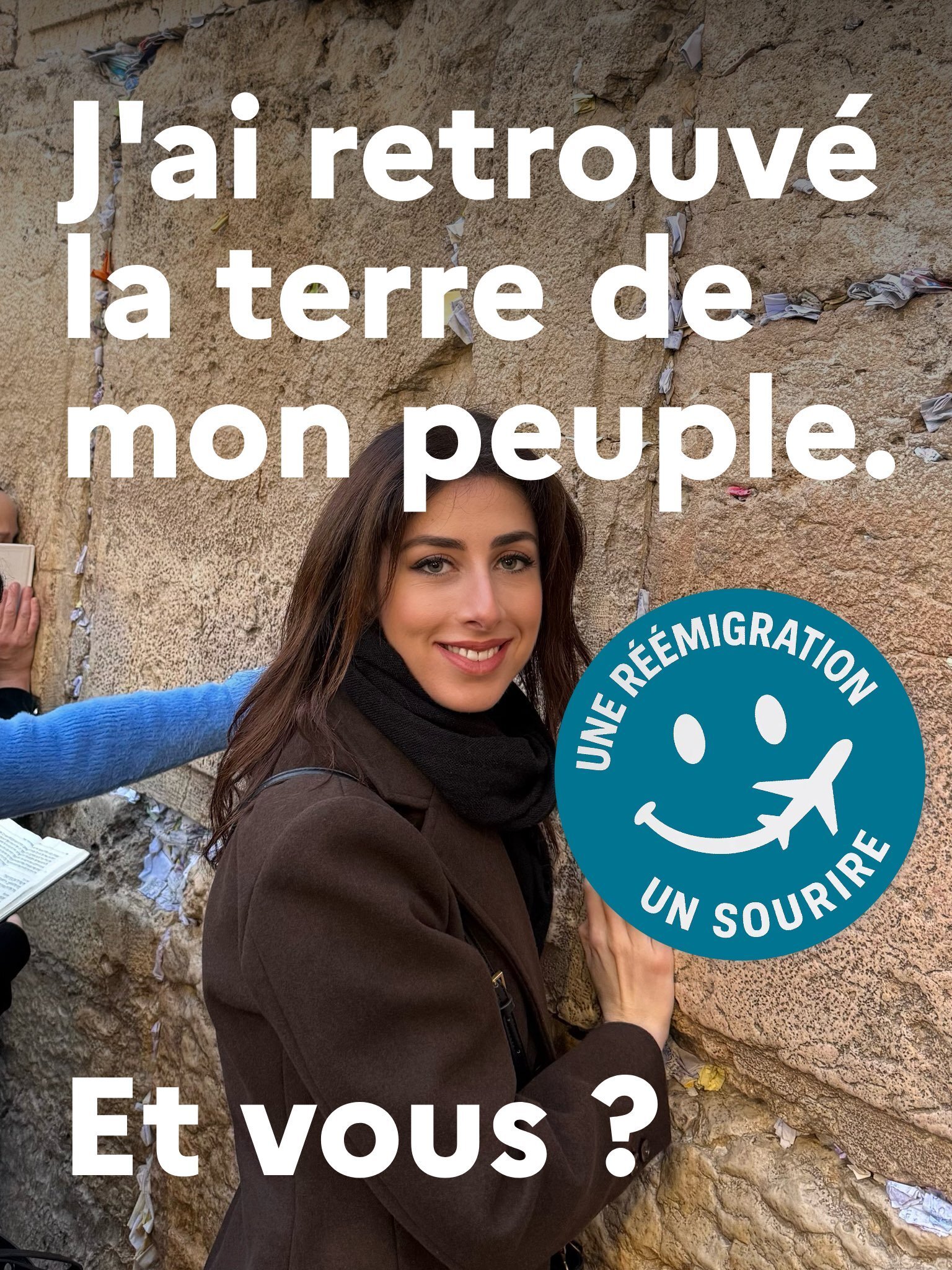remigration juif israel mur lamentation shannon seban une un sourire