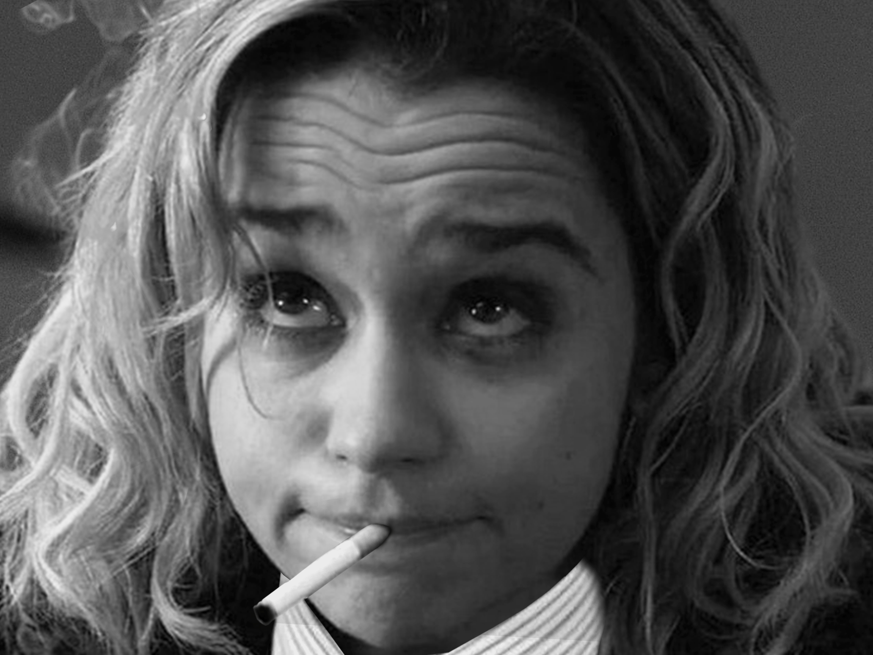 emilia clarke dany noir et blanc fume cigare chirac jacques actrice blonde isobel petite britannique