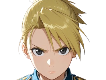 riza hawkeye alchemist fullmetal anime manga waifu blonde fma
