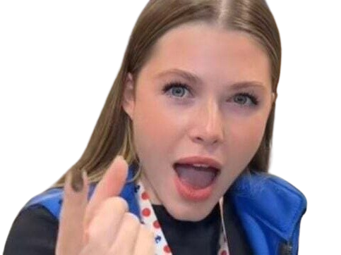 leonie 19ans fille carrefour phenomene meuf bouche ouverte marrante montre tiktok tiktokeuse reseaux sociaux knifos