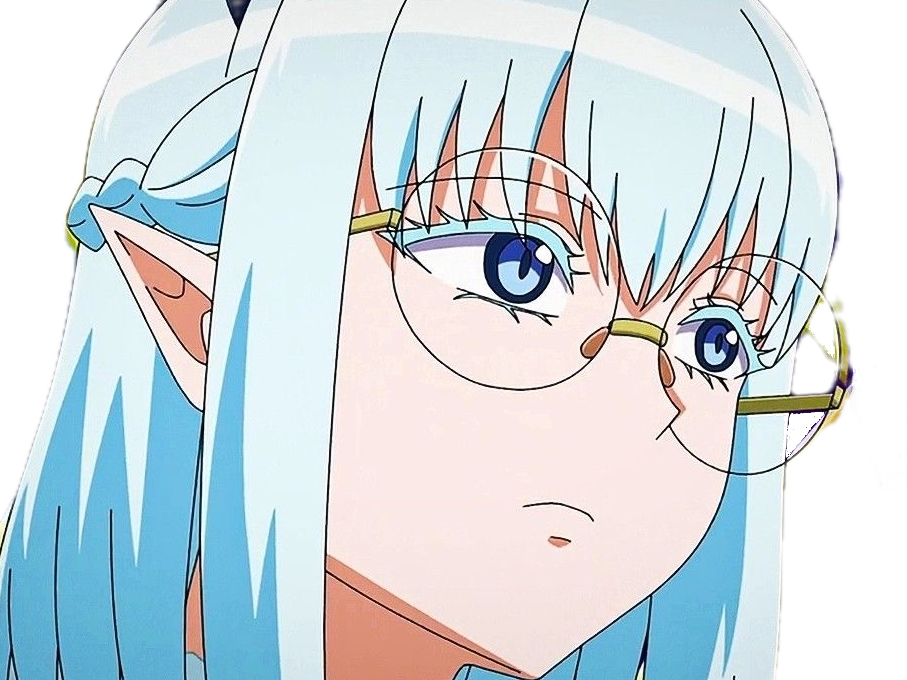 keroli crocell manga anime waifu bleu lunette reine glace