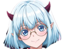 keroli-crocell-manga-anime-waifu-bleu-lunette-reine-glace