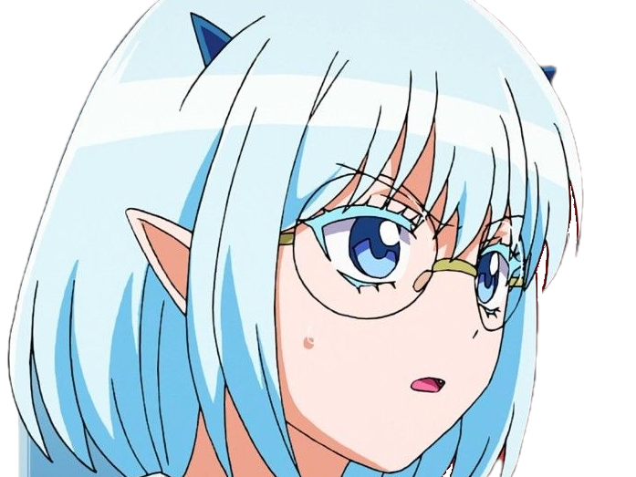 keroli crocell manga anime waifu bleu lunette reine glace