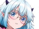 keroli-crocell-manga-anime-waifu-bleu-lunette-reine-glace