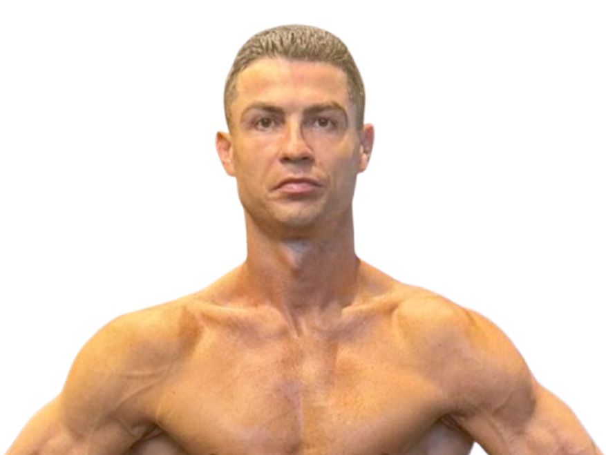 ronaldo cristiano muscle muscu chad ent paz issou