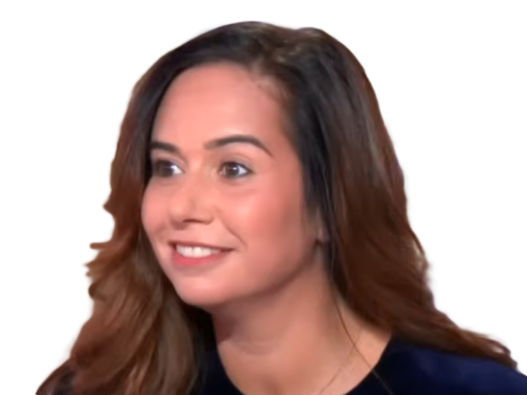 sarah knafo reconquete brune sourire troll lol