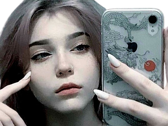 telephone fille blasee depression pfff fatiguee femme meuf mouais photo selfie insta instagram iphone knifos