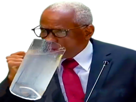 boire eau verre soif costard cravate onu unesco edgardleblancfils haiti nationsunies carafe noir haitien