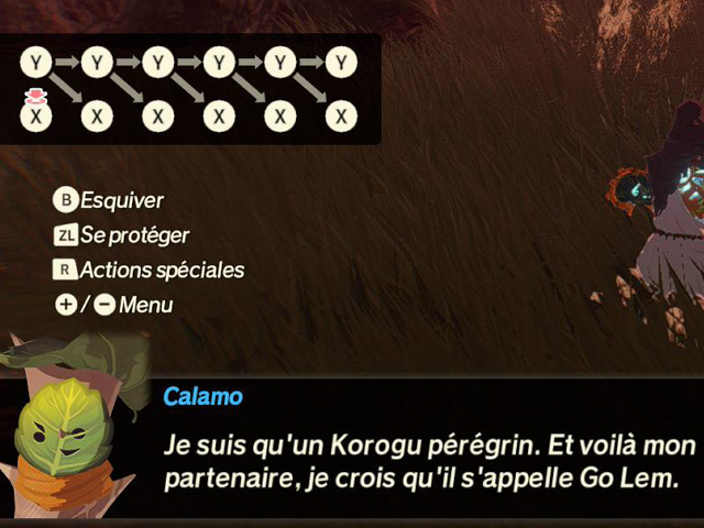 calamo zelda hyrule warriors golem korogu