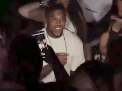 anthony joshua dance danse chad sourire style ambiance gif boxeur boxe bg