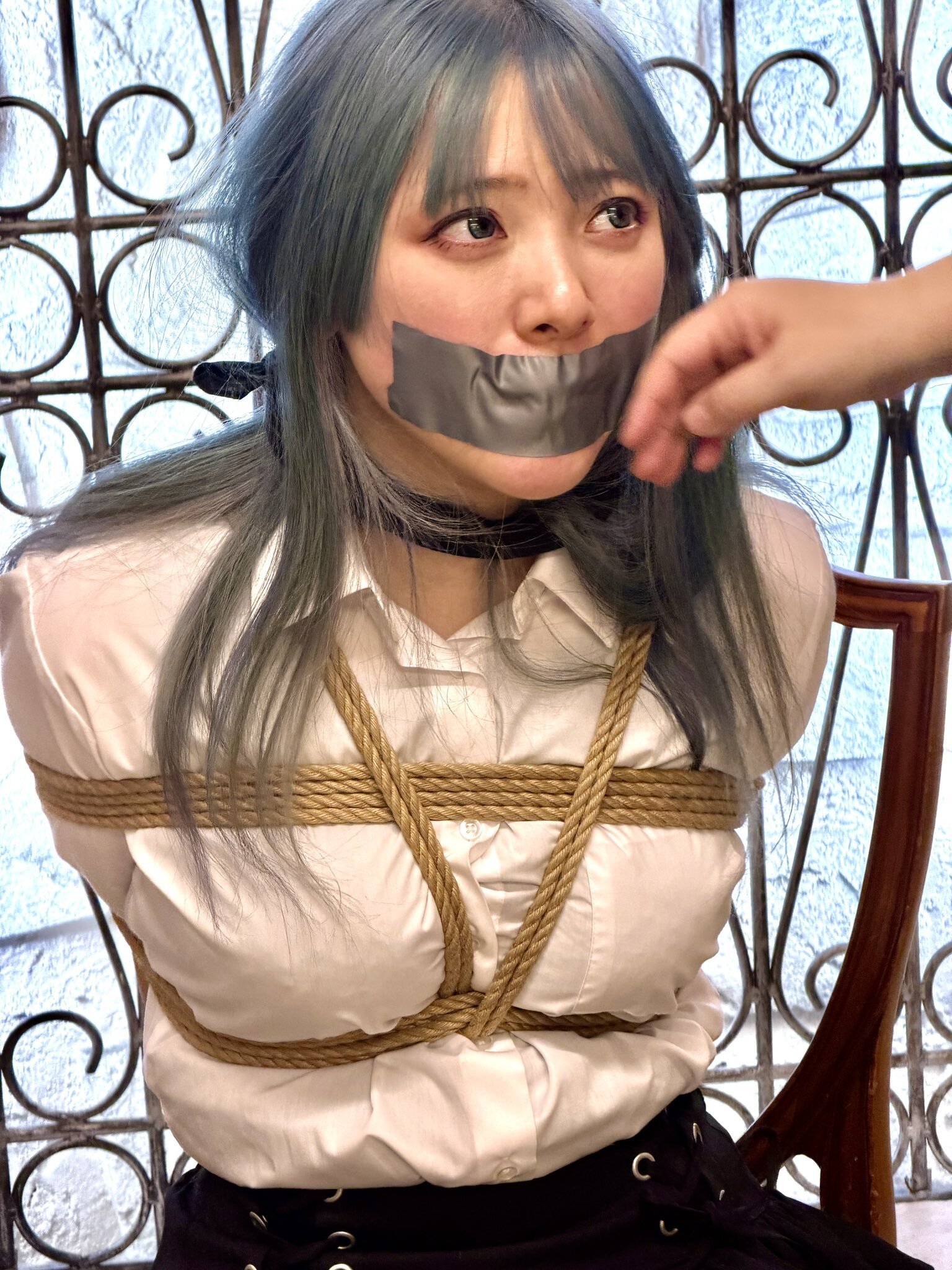 bondage rope bdsm sm latex chain attach dolor sevice suffer sangre toy placer cord plastic