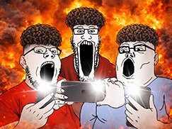 feu fire incendie bar boite zoomer z quoicoubeh snap brule tiktok telephone smartphone filme poulet