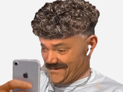 quoicoubeh jeune curly poulet iphone cordon bleu degrade airpod