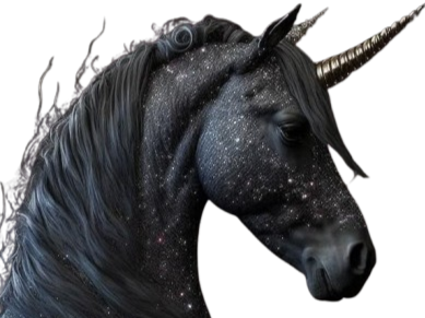 licorne noire esprit lame bloop