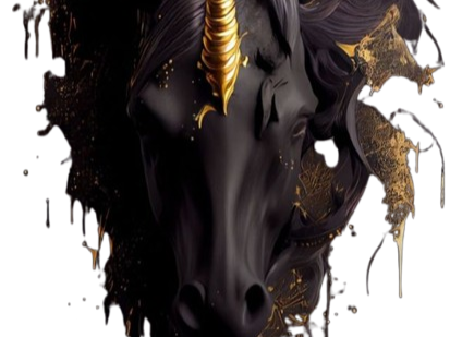 licorne noire esprit lame bloop