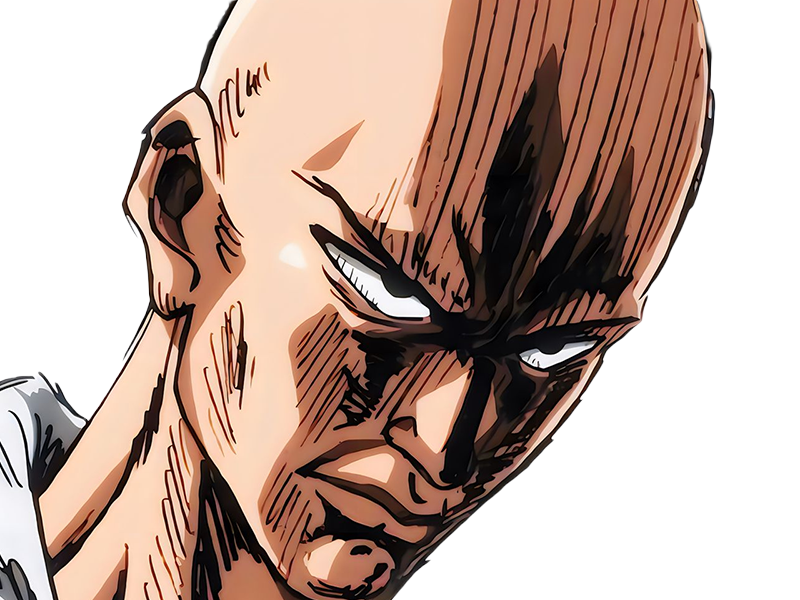 saitama chauve one punch man anime heros sai muran cape protagoniste manga