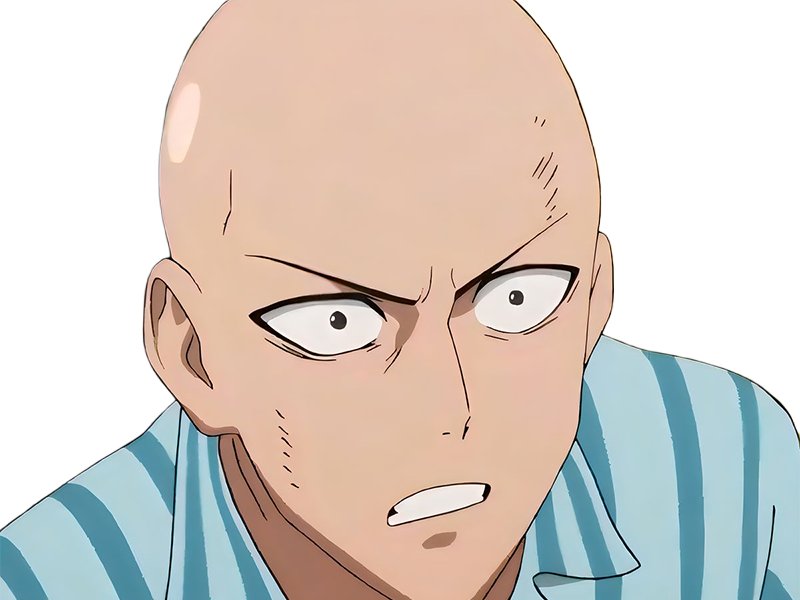 saitama chauve one punch man anime heros sai muran cape protagoniste manga