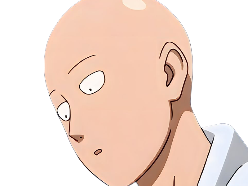 saitama chauve one punch man anime heros sai muran cape protagoniste manga
