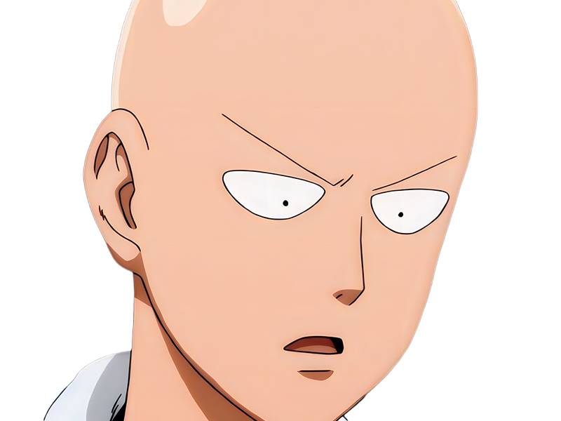 saitama chauve one punch man anime heros sai muran cape protagoniste manga