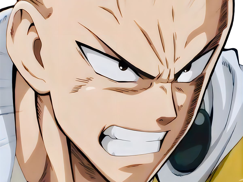 saitama chauve one punch man anime heros sai muran cape protagoniste manga