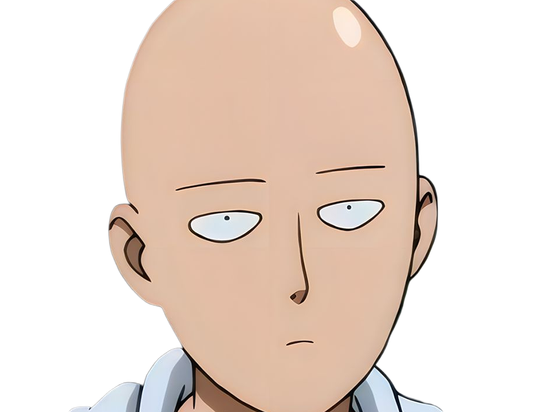 saitama chauve one punch man anime heros sai muran cape protagoniste manga