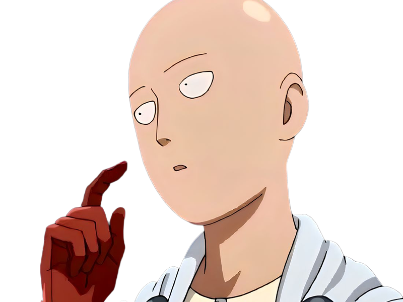 saitama chauve one punch man anime heros sai muran cape protagoniste manga