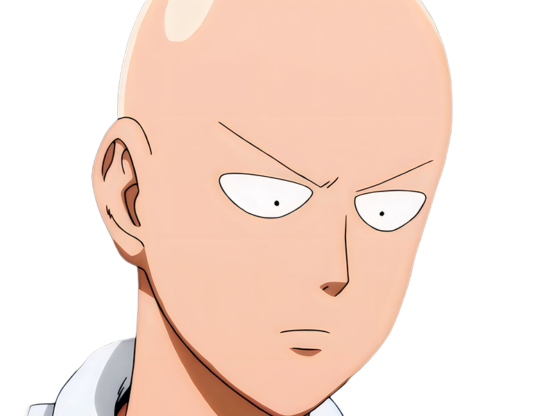 saitama chauve one punch man anime heros sai muran cape protagoniste manga