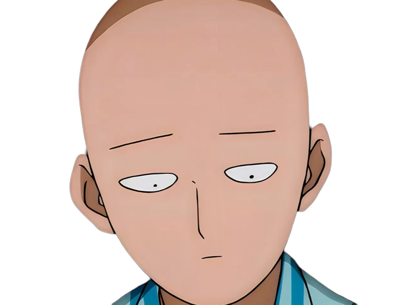 saitama chauve one punch man anime heros sai muran cape protagoniste manga