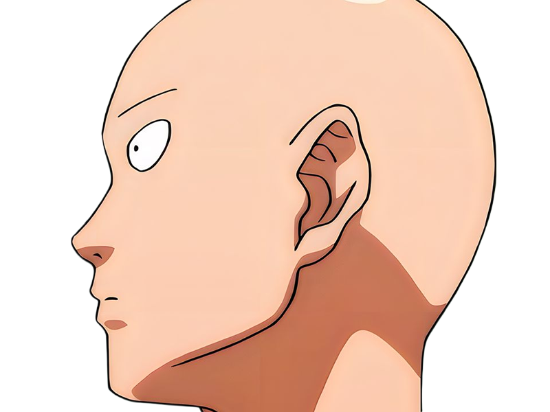 saitama chauve one punch man anime heros sai muran cape protagoniste manga