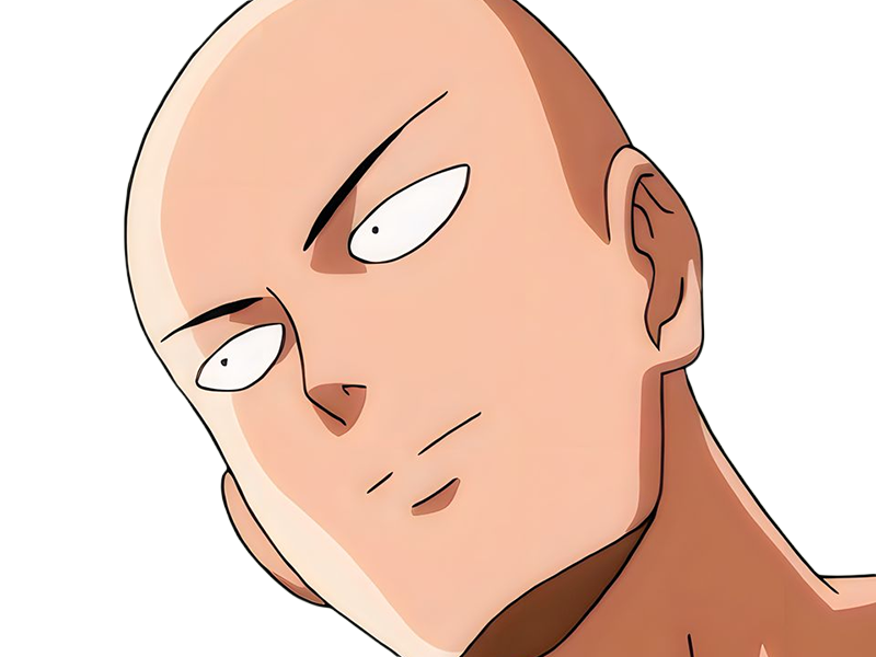 saitama chauve one punch man anime heros sai muran cape protagoniste manga