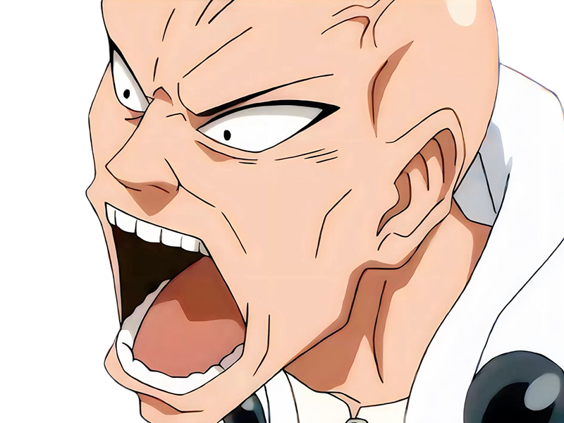 saitama chauve one punch man anime heros sai muran cape protagoniste manga