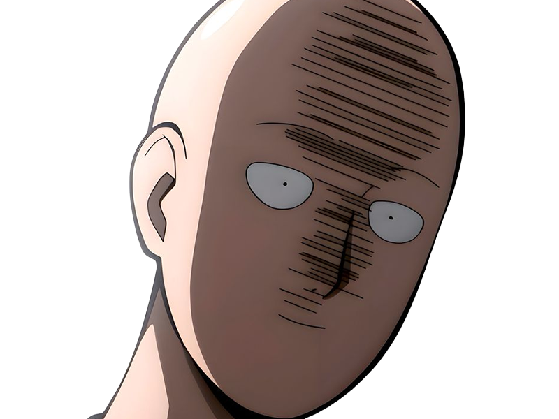 saitama chauve one punch man anime heros sai muran cape protagoniste manga