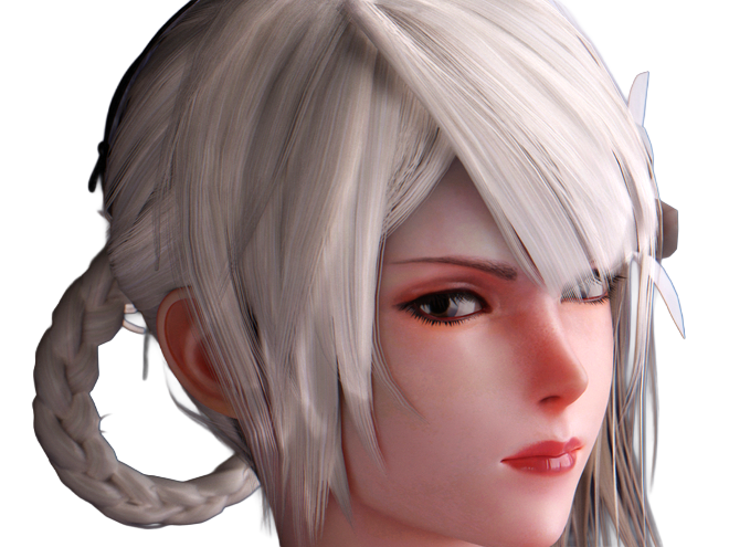 kaine nier replicant ver122474487139 replicants jeu video japonais femme cheveux-blancs yeux-jaunes epeiste