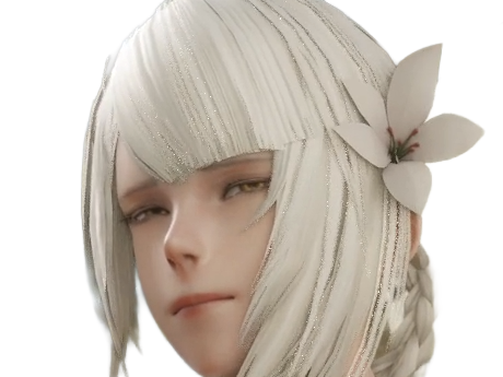 kaine nier replicant ver122474487139 replicants jeu video japonais femme cheveux-blancs yeux-jaunes epeiste