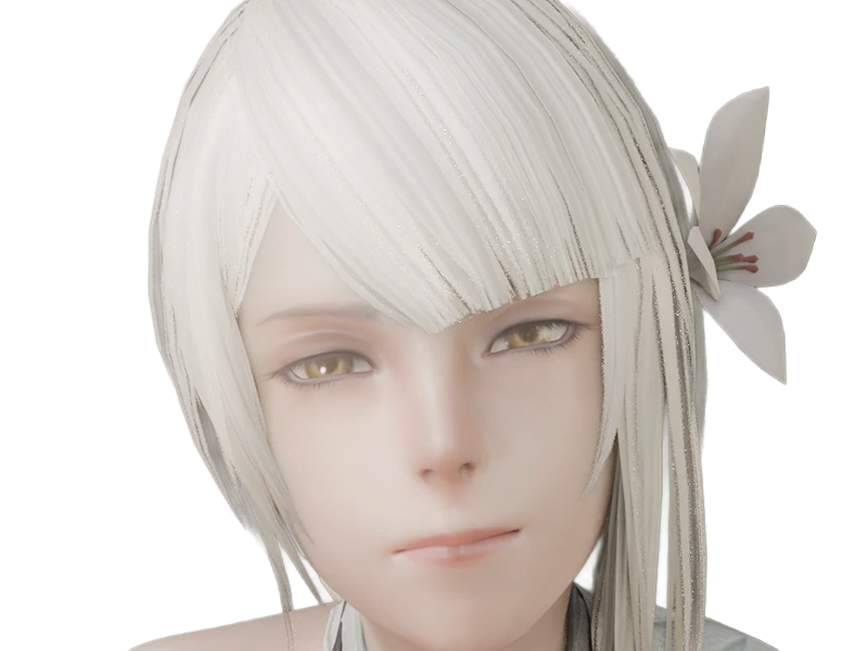 kaine nier replicant ver122474487139 replicants jeu video japonais femme cheveux-blancs yeux-jaunes epeiste