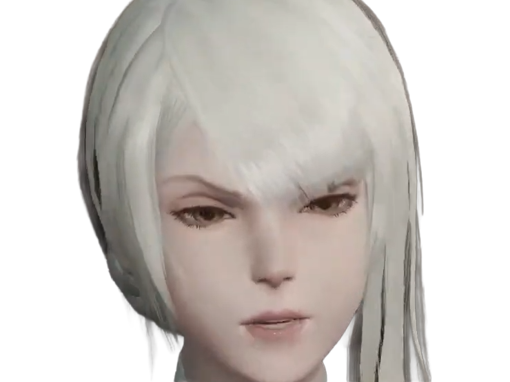 kaine nier replicant ver122474487139 replicants jeu video japonais femme cheveux-blancs yeux-jaunes epeiste