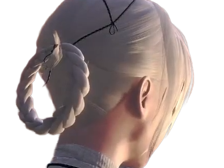 kaine nier replicant ver122474487139 replicants jeu video japonais femme cheveux-blancs yeux-jaunes epeiste