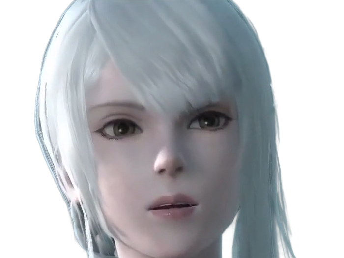 kaine nier replicant ver122474487139 replicants jeu video japonais femme cheveux-blancs yeux-jaunes epeiste