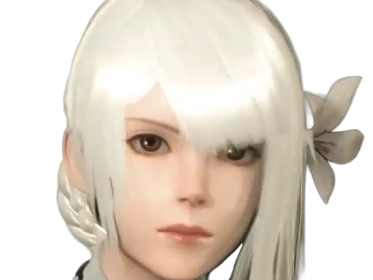 kaine nier replicant ver122474487139 replicants jeu video japonais femme cheveux-blancs yeux-jaunes epeiste