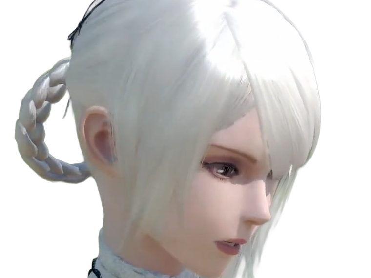 kaine nier replicant ver122474487139 replicants jeu video japonais femme cheveux-blancs yeux-jaunes epeiste