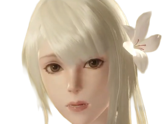 kaine nier replicant ver122474487139 replicants jeu video japonais femme cheveux-blancs yeux-jaunes epeiste