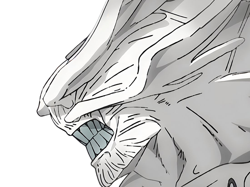 mahoraga makora general celeste impie jujutsu kaisen jjk anime manga familier technique-des-dix-ombres shikigami invocation monstre