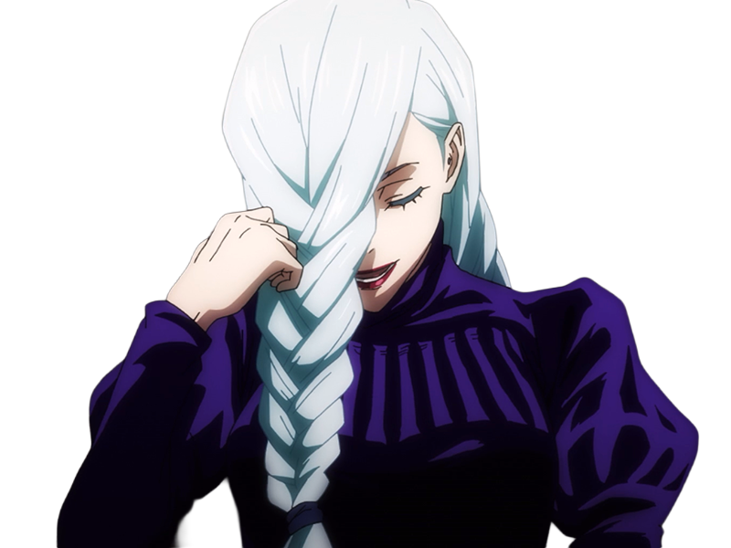mei mei-mei exorciste classe-1 independante jujutsu-kaisen jjk anime manga waifu femme saison-2 cheveux-blancs yeux-violets venale