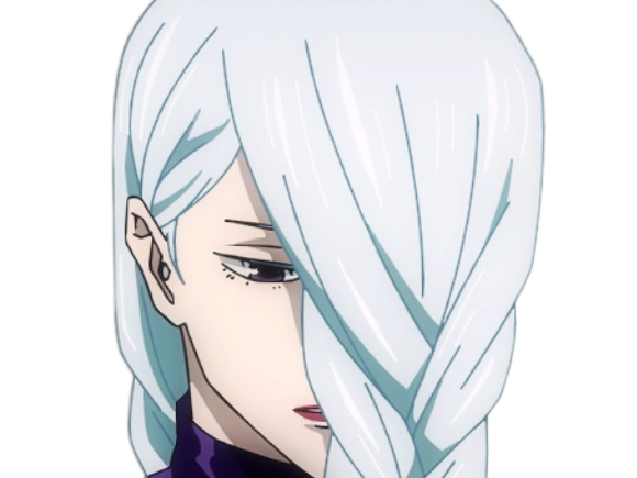 mei mei-mei exorciste classe-1 independante jujutsu-kaisen jjk anime manga waifu femme saison-2 cheveux-blancs yeux-violets venale