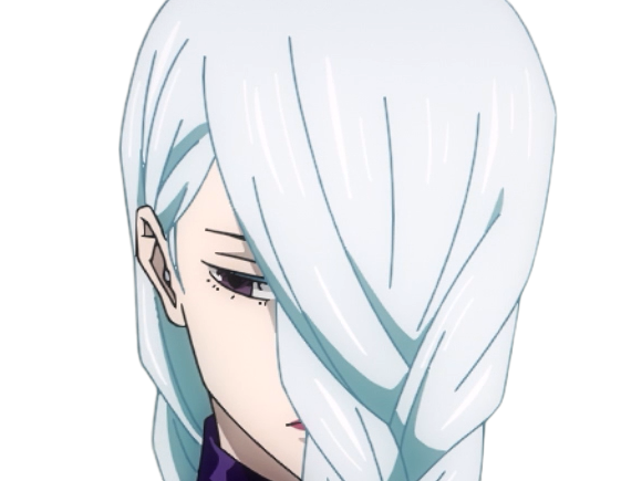 mei mei-mei exorciste classe-1 independante jujutsu-kaisen jjk anime manga waifu femme saison-2 cheveux-blancs yeux-violets venale