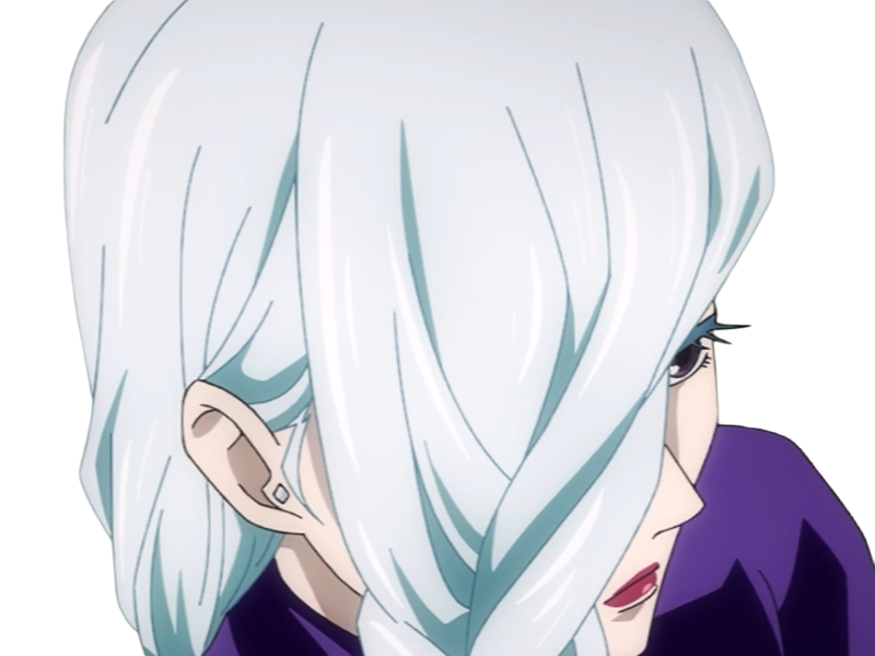 mei mei-mei exorciste classe-1 independante jujutsu-kaisen jjk anime manga waifu femme saison-2 cheveux-blancs yeux-violets venale