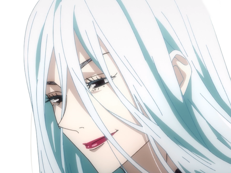 mei mei-mei exorciste classe-1 independante jujutsu-kaisen jjk anime manga waifu femme saison-2 cheveux-blancs yeux-violets venale