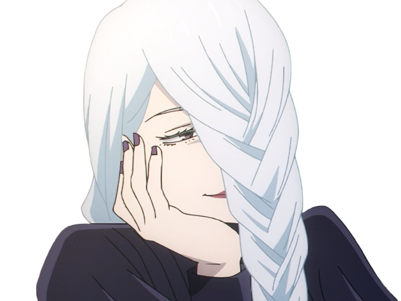 mei mei-mei exorciste classe-1 independante jujutsu-kaisen jjk anime manga waifu femme saison-2 cheveux-blancs yeux-violets venale