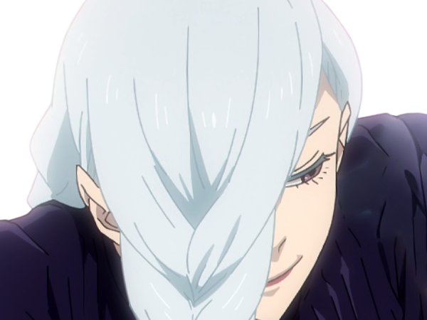 mei mei-mei exorciste classe-1 independante jujutsu-kaisen jjk anime manga waifu femme saison-2 cheveux-blancs yeux-violets venale
