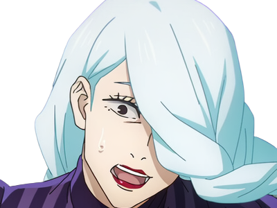 mei mei-mei exorciste classe-1 independante jujutsu-kaisen jjk anime manga waifu femme saison-2 cheveux-blancs yeux-violets venale